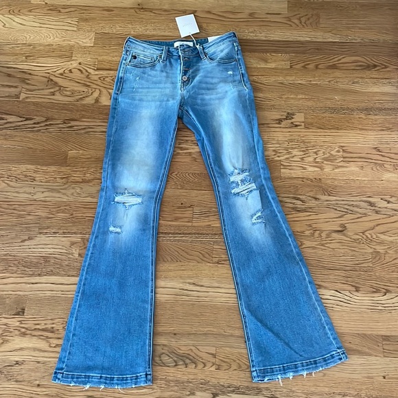 KanCan Denim - KanCan Distressed Flares